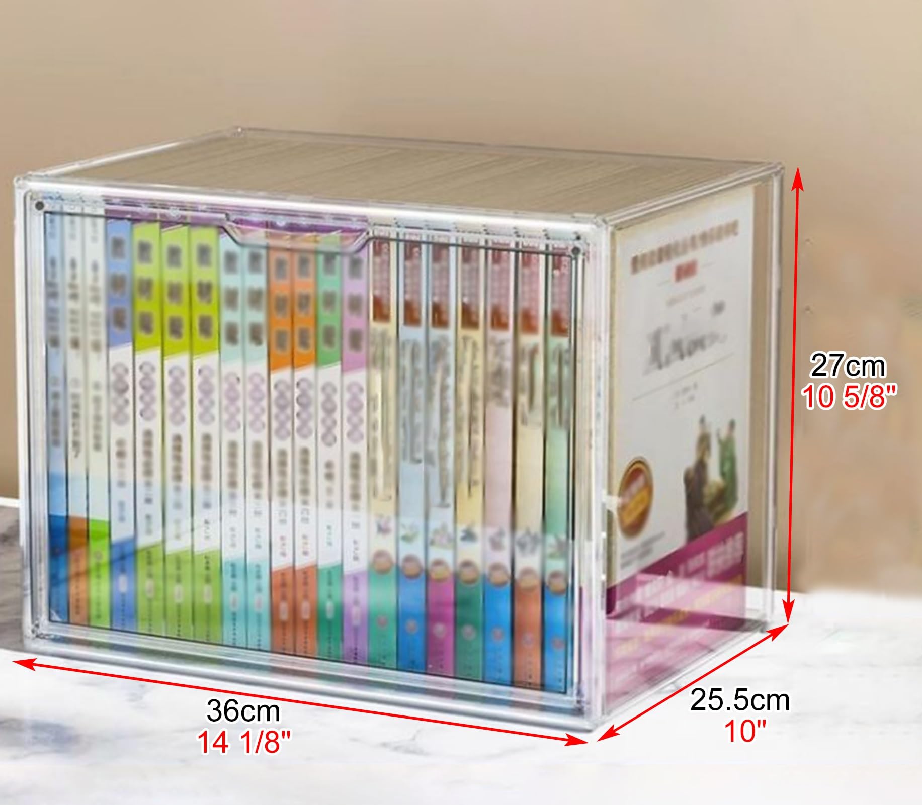 Amazon.co.jp: アクリルケース 書籍用防塵アクリルディスプレイ